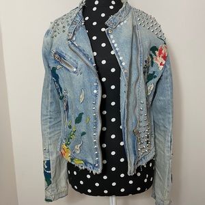 BLANKNYC studded denim jacket
